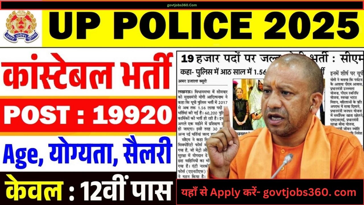 UP Police Constable Recruitment 2025